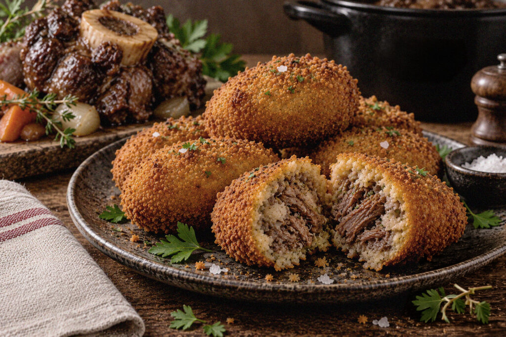 Croquettes à la queue de bœuf - L'Atelier des Croquettes