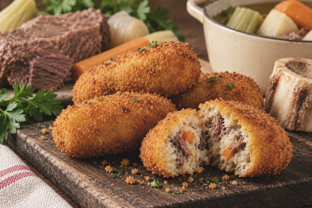 Croquettes au pot-au-feu - L'Atelier des Croquettes