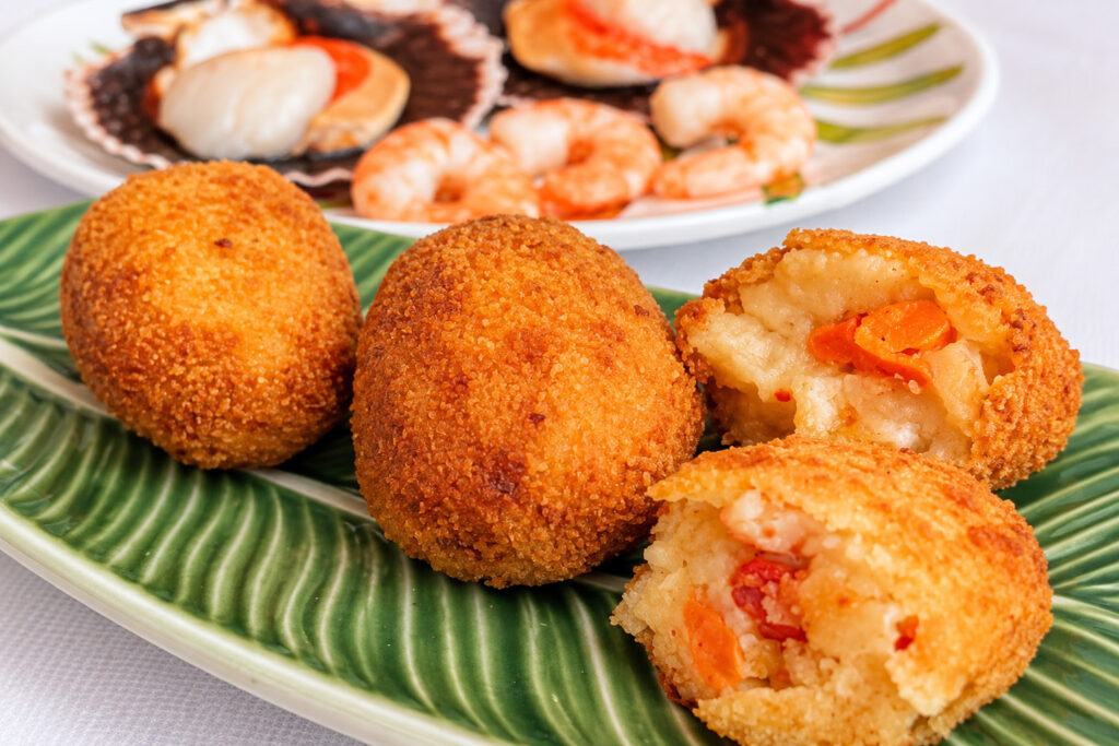 Croquettes aux Saint-Jacques et aux Gambas - L'Atelier des Croquettes