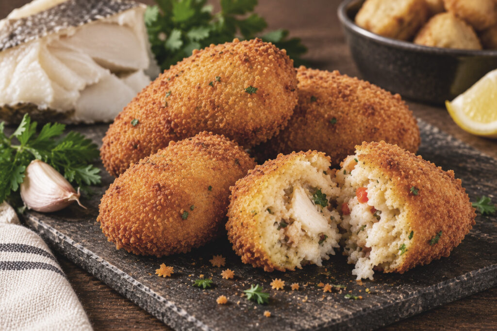 Croquettes aux accras de morue - L'Atelier des Croquettes